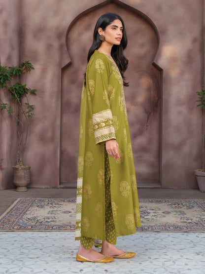 3 Piece Khaddar Suit-Embroidered (Unstitched)