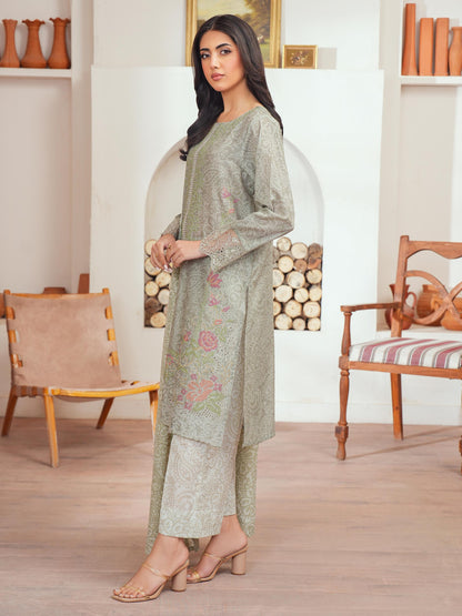 3 Piece Lawn Suit-Embroidered (Unstitched)