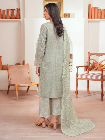 3 Piece Lawn Suit-Embroidered (Unstitched)