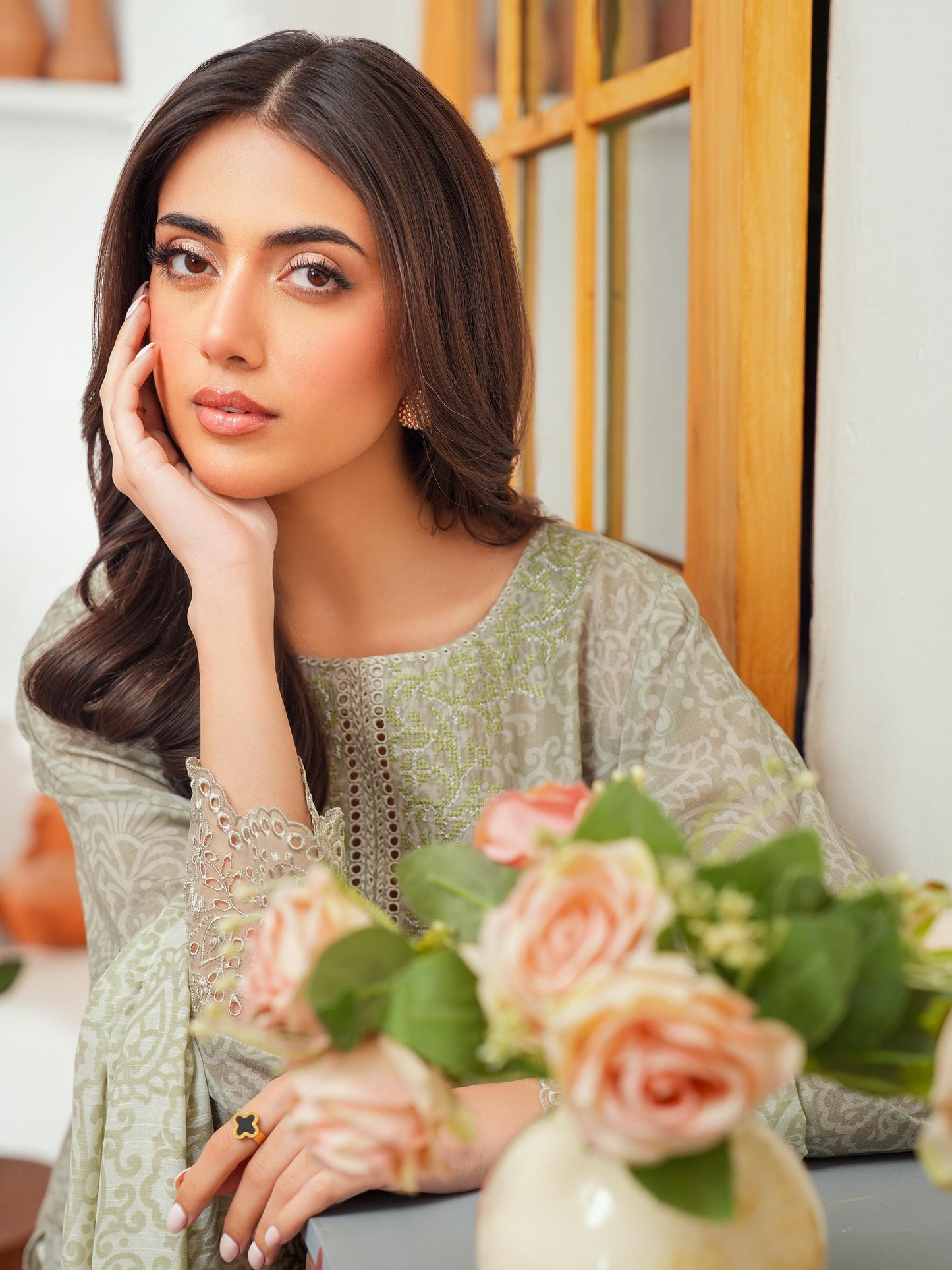 3 Piece Lawn Suit-Embroidered (Unstitched)