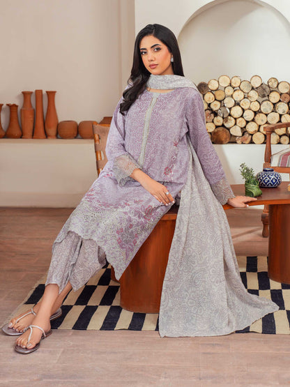 3 Piece Lawn Suit-Embroidered (Unstitched)