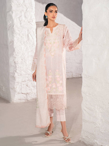 3 Piece Lawn Suit-Embroidered (Unstitched)