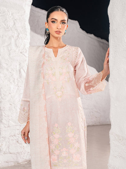 3 Piece Lawn Suit-Embroidered (Unstitched)