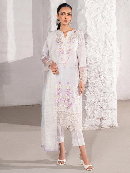 3 Piece Lawn Suit-Embroidered (Unstitched)
