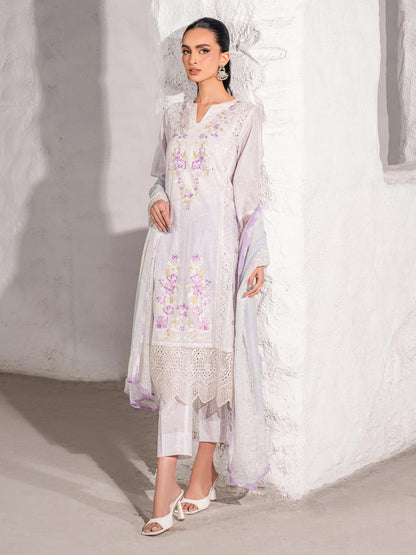 3 Piece Lawn Suit-Embroidered (Unstitched)