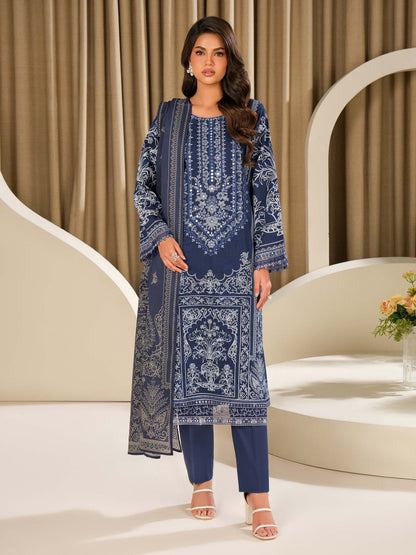 3 Piece Lawn Suit-Embroidered (Unstitched)