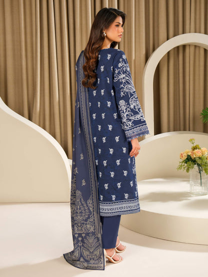 3 Piece Lawn Suit-Embroidered (Unstitched)