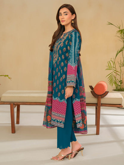 3 Piece Lawn Suit-Embroidered (Unstitched)