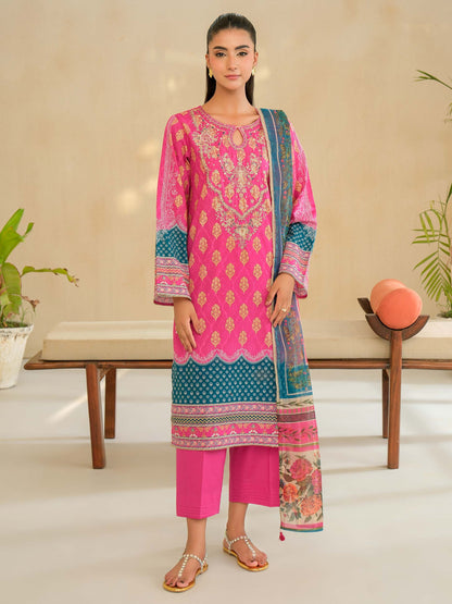 3 Piece Lawn Suit-Embroidered (Unstitched)