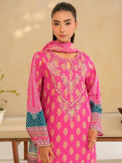 3 Piece Lawn Suit-Embroidered (Unstitched)