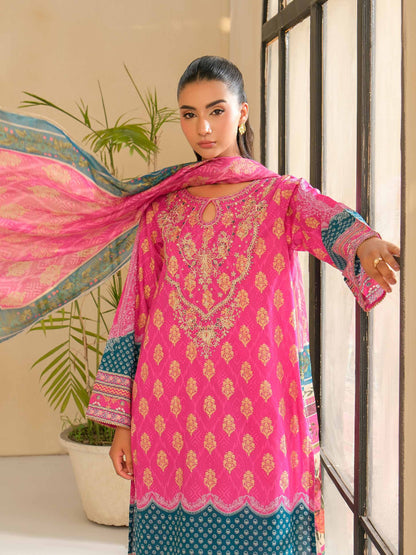 3 Piece Lawn Suit-Embroidered (Unstitched)