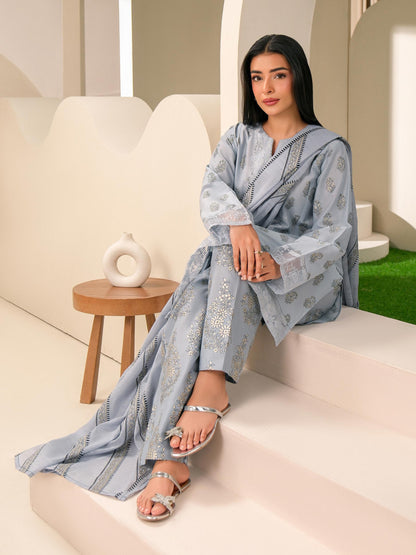 3 Piece Lawn Suit-Embroidered (Unstitched)