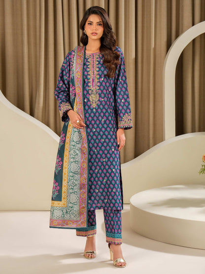 3 Piece Lawn Suit-Embroidered (Unstitched)
