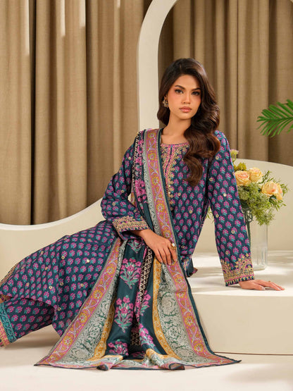 3 Piece Lawn Suit-Embroidered (Unstitched)