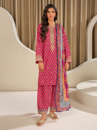 3 Piece Lawn Suit-Embroidered (Unstitched)