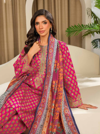 3 Piece Lawn Suit-Embroidered (Unstitched)