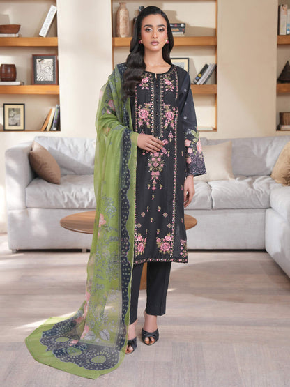 3 Piece Lawn Suit-Embroidered (Unstitched)
