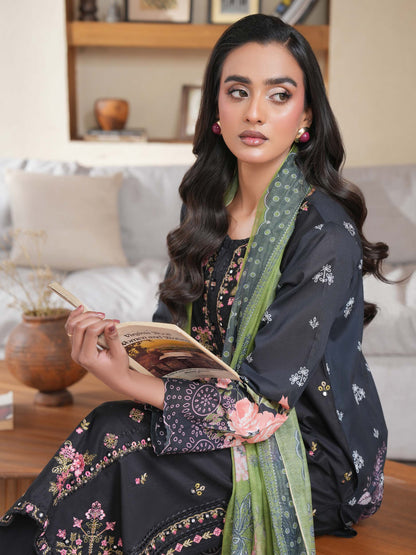 3 Piece Lawn Suit-Embroidered (Unstitched)