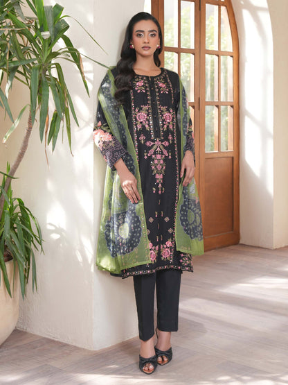 3 Piece Lawn Suit-Embroidered (Unstitched)