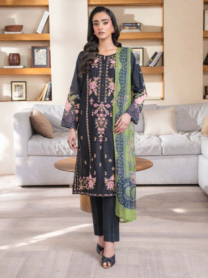 3 Piece Lawn Suit-Embroidered (Unstitched)