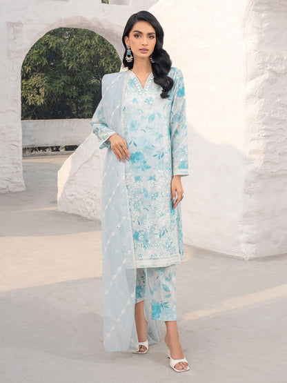 3 Piece Lawn Suit-Embroidered (Unstitched)