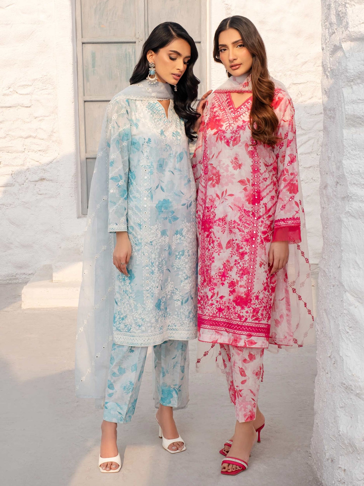 3 Piece Lawn Suit-Embroidered (Unstitched)