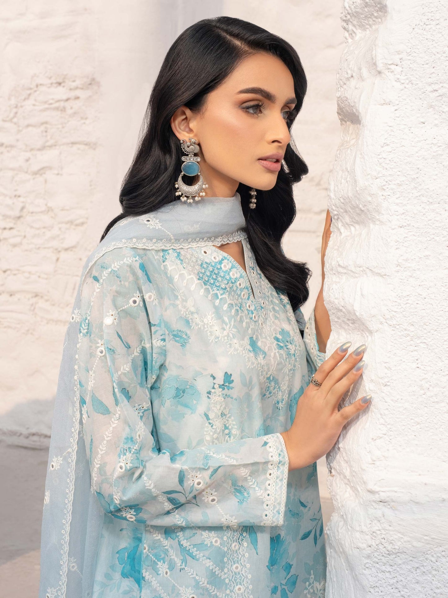 3 Piece Lawn Suit-Embroidered (Unstitched)