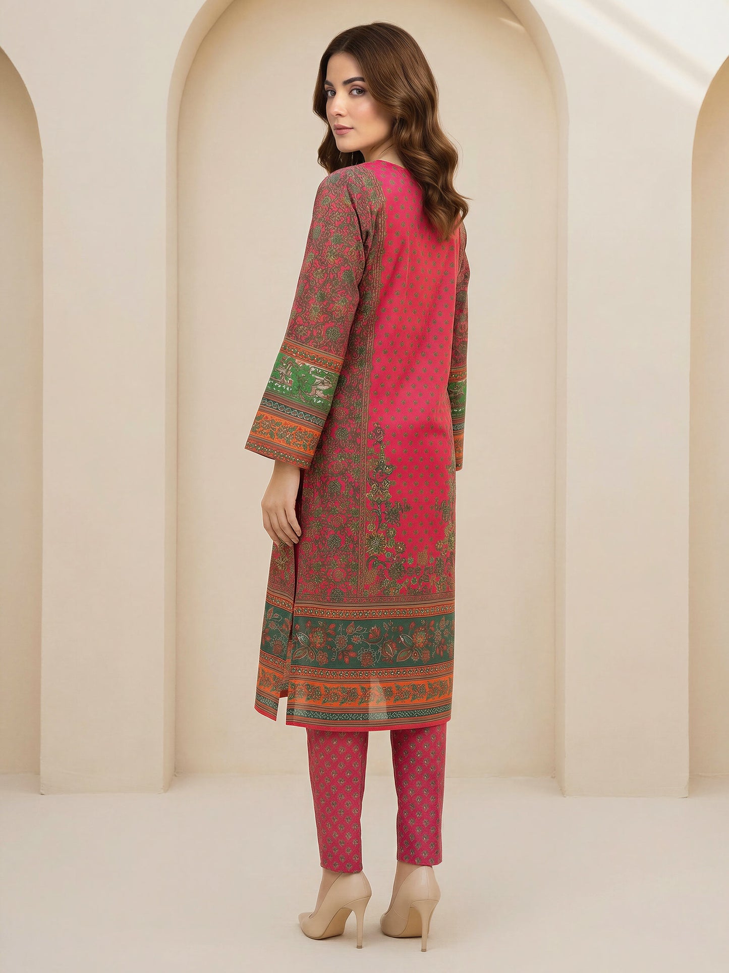 3 Piece Lawn Suit-Embroidered (Unstitched)
