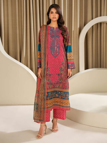 3 Piece Lawn Suit-Embroidered (Unstitched)