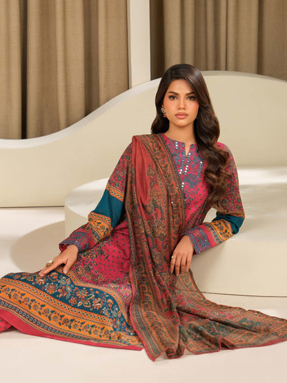 3 Piece Lawn Suit-Embroidered (Unstitched)