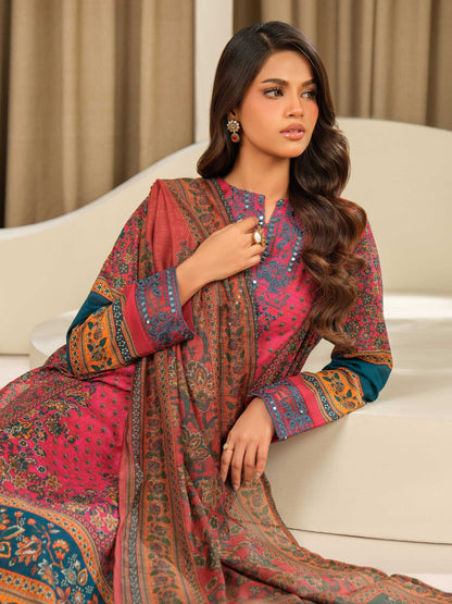 3 Piece Lawn Suit-Embroidered (Unstitched)