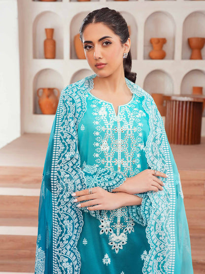 3 Piece Lawn Suit-Embroidered (Unstitched)