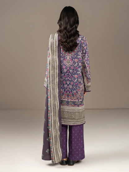 3 Piece Khaddar Suit-Printed (Unstitched)