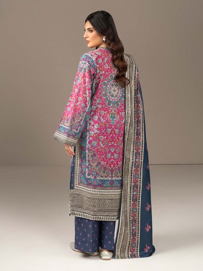 3 Piece Khaddar Suit-Printed (Unstitched)