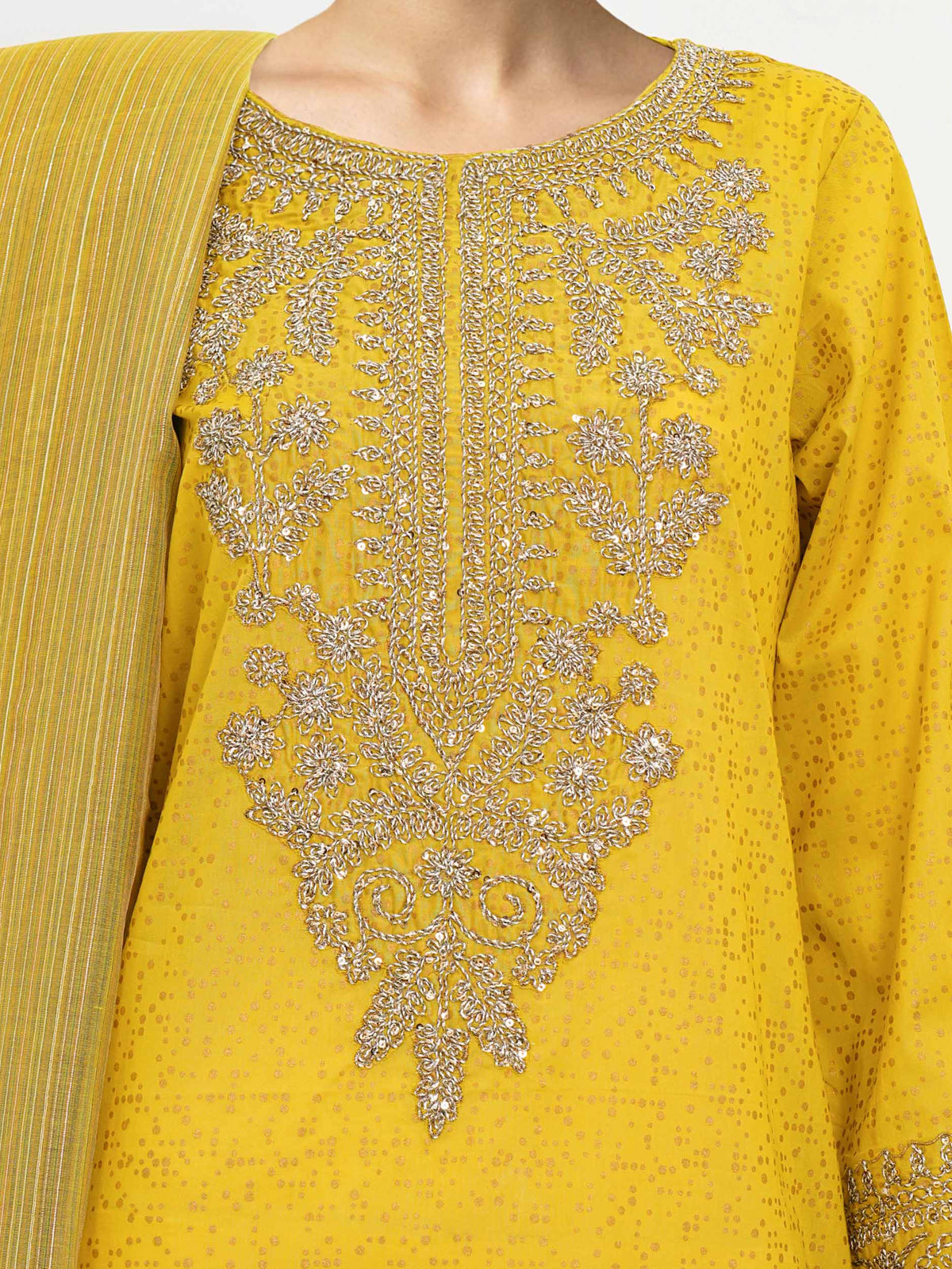 3 Piece Lawn Suit-Embroidered (Unstitched)