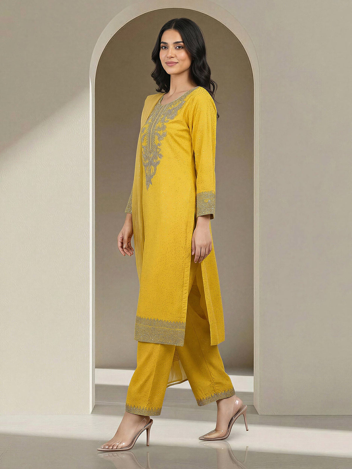 3 Piece Lawn Suit-Embroidered (Unstitched)