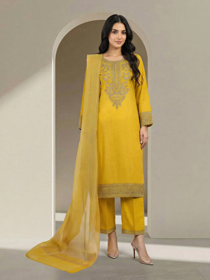 3 Piece Lawn Suit-Embroidered (Unstitched)
