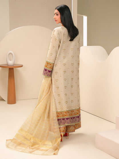 3 Piece Lawn Suit-Embroidered (Unstitched)