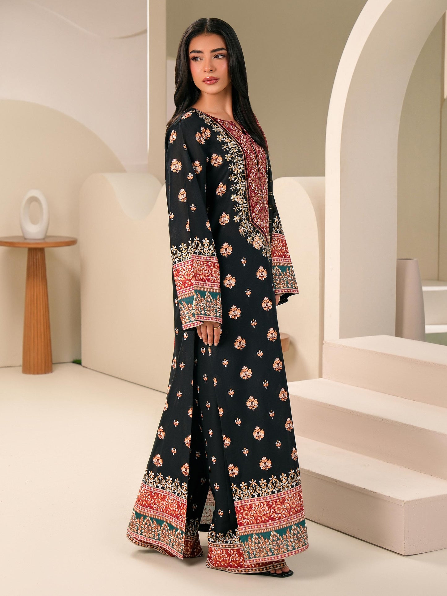 3 Piece Lawn Suit-Embroidered (Unstitched)
