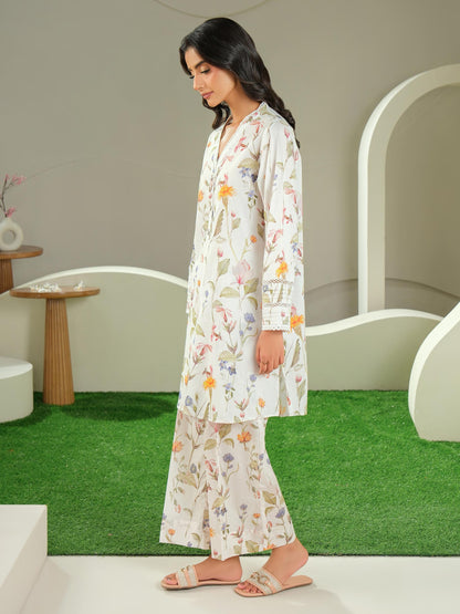 Cambric Shirt-Printed (Unstitched)