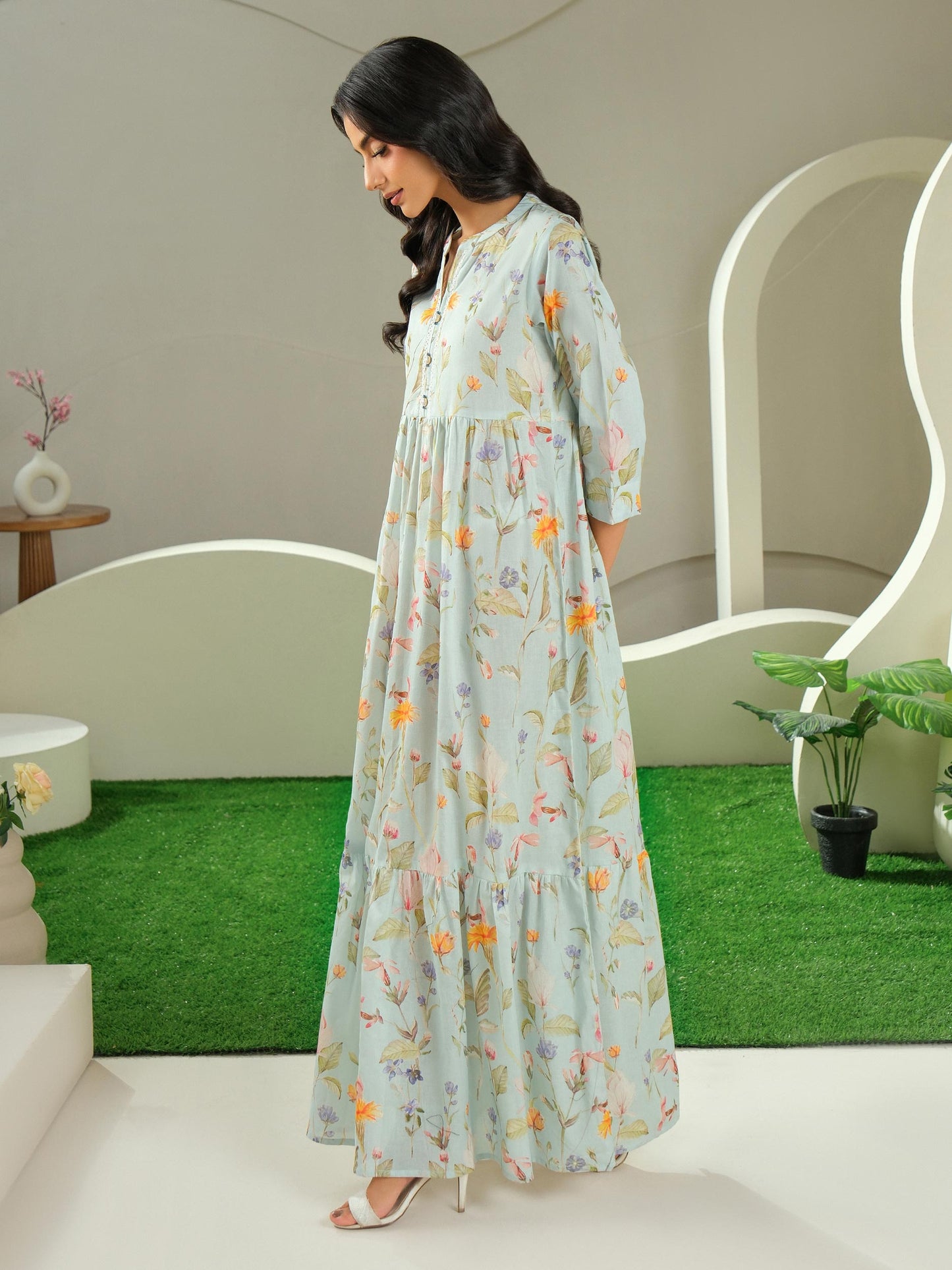 Cambric Shirt-Printed (Unstitched)