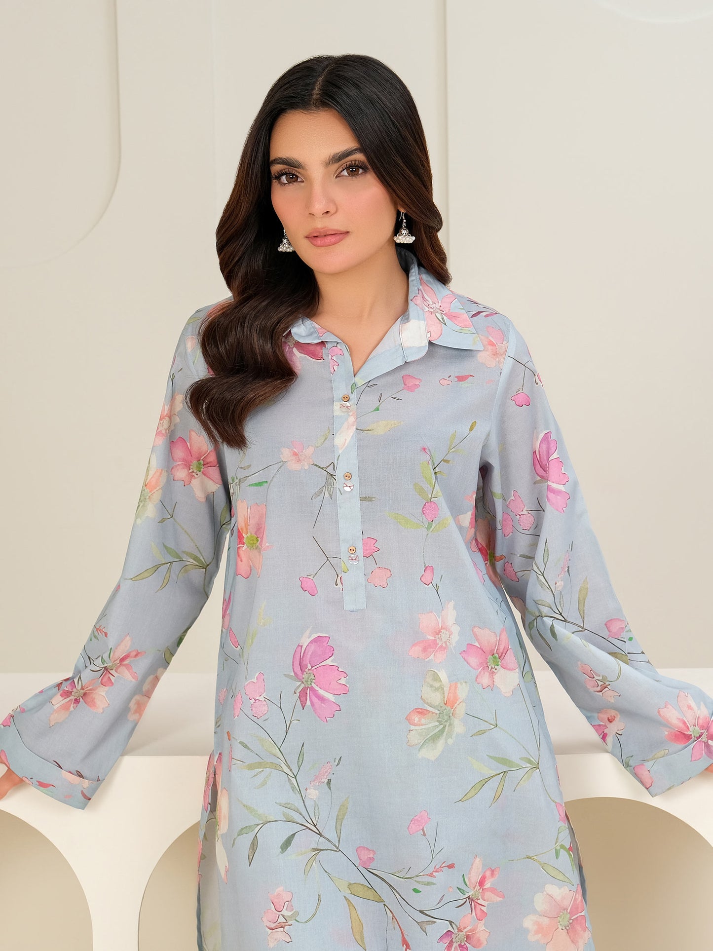 Lawn Shirt-Printed (Unstitched)