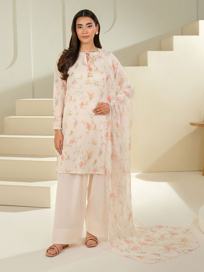 3 Piece Cambric Suit-Printed (Unstitched)