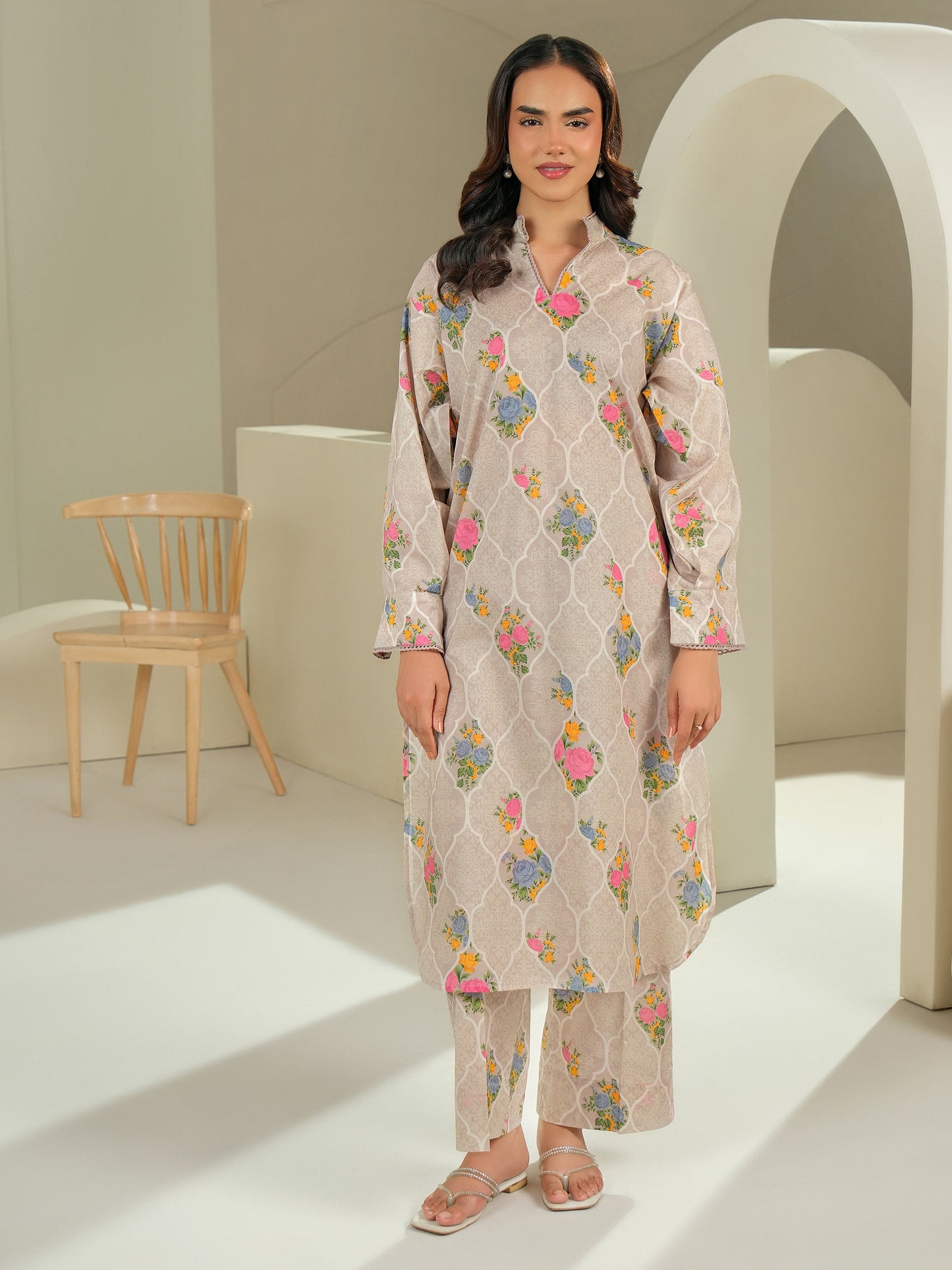 Lawn Shirt-Printed (Unstitched)