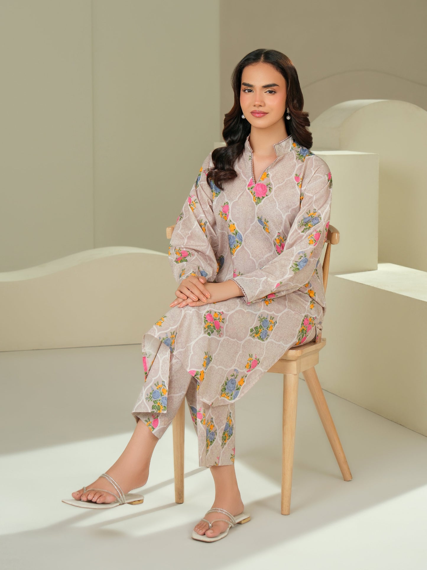 Lawn Shirt-Printed (Unstitched)