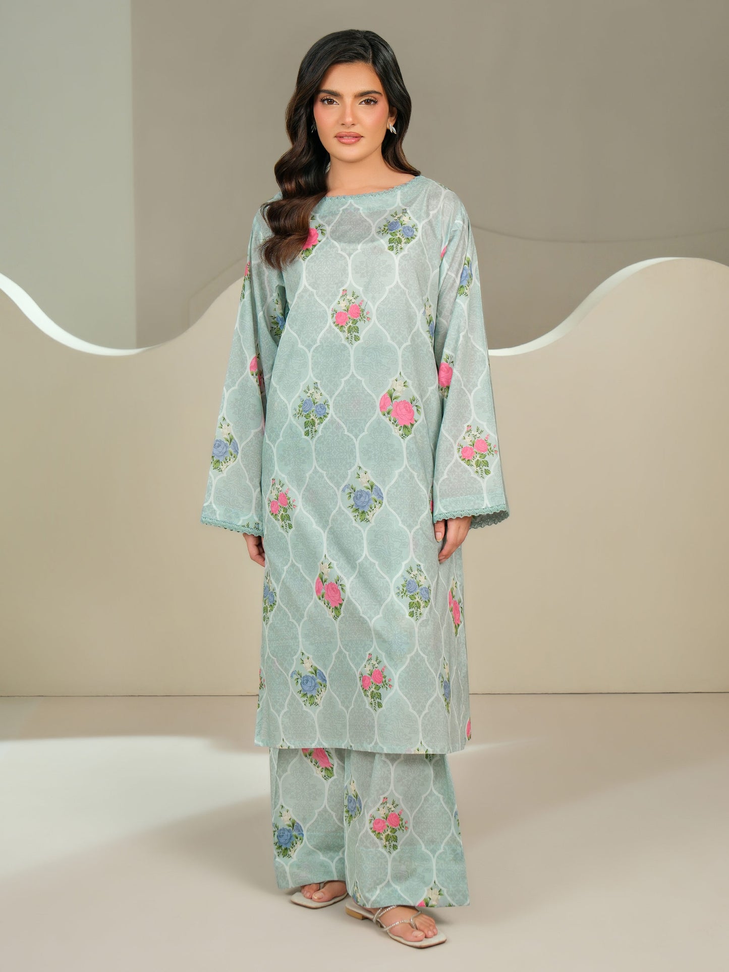 Lawn Shirt-Printed (Unstitched)