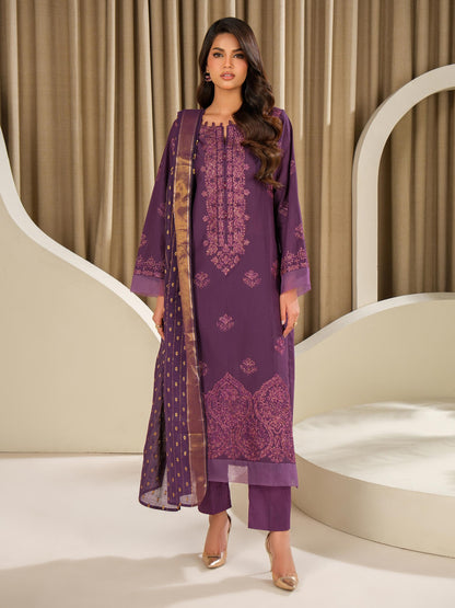 3 Piece Lawn Suit-Embroidered (Unstitched)