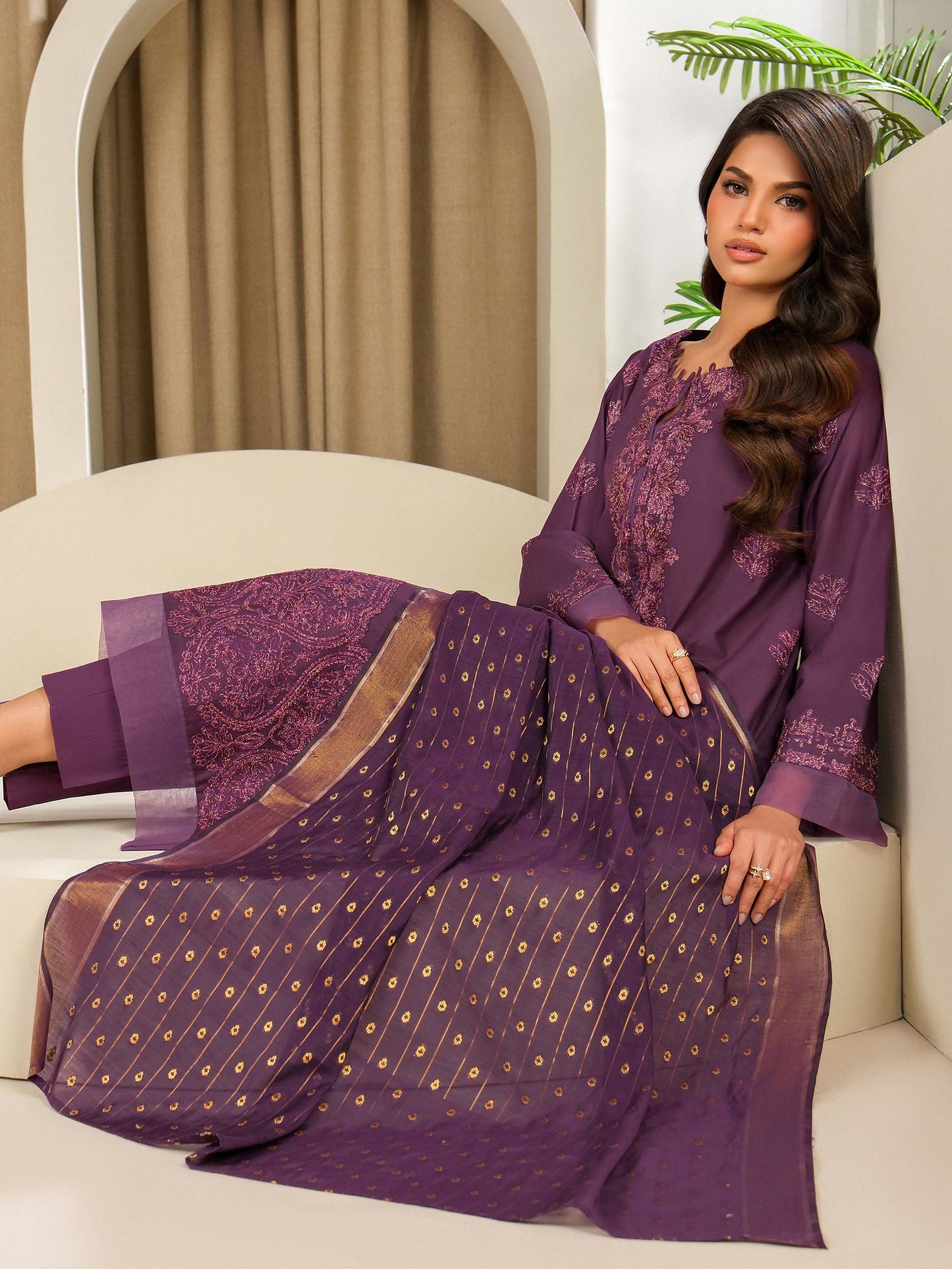 3 Piece Lawn Suit-Embroidered (Unstitched)