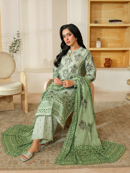 3 Piece Khaddar Suit-Printed (Unstitched)