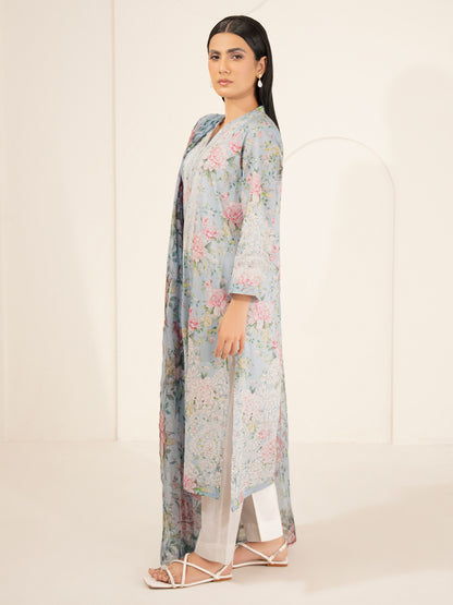 2 Piece Lawn Suit-Printed (Unstitched)